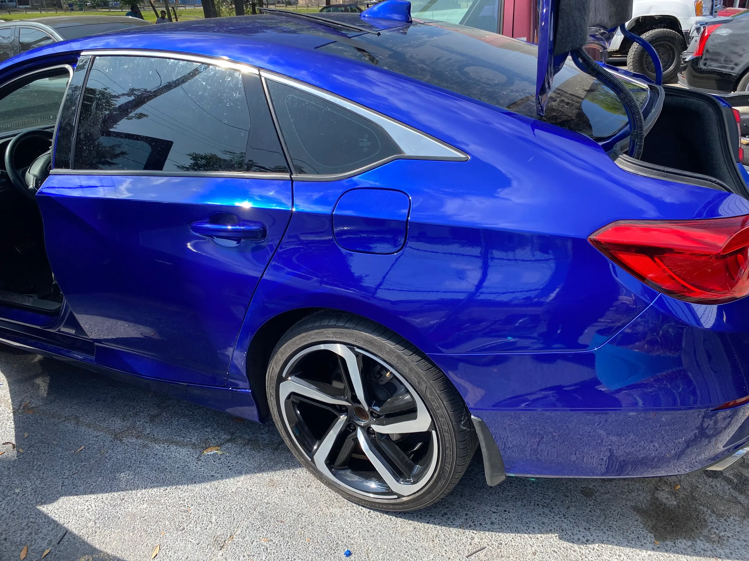 After structural repair and frame straightening - Dock's Auto Clinic