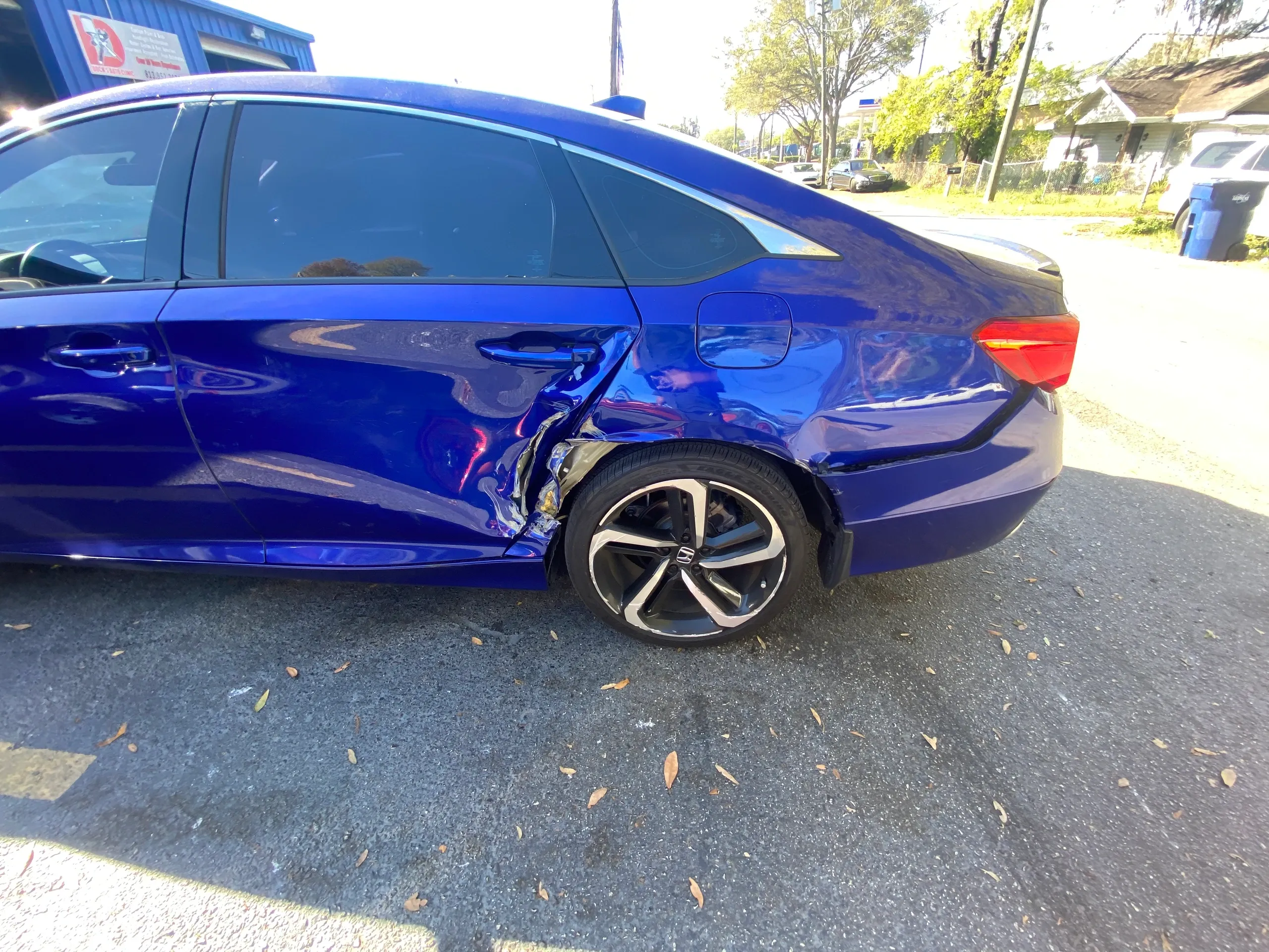 Before structural damage - major collision in Lutz FL