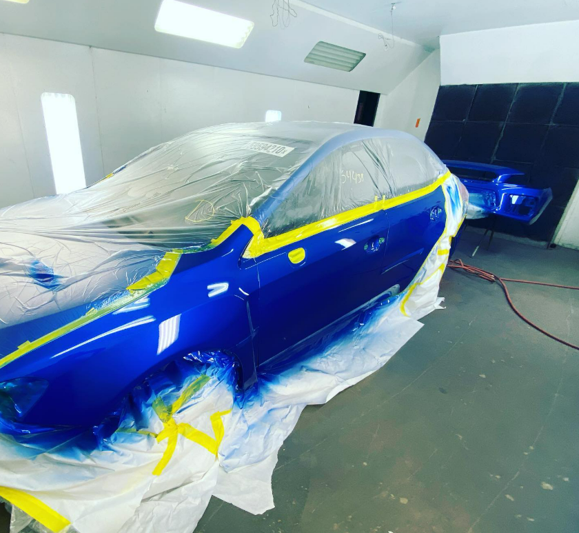 Showroom finish straight from paint booth